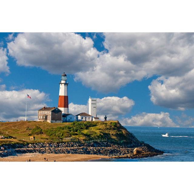 Lighthouse At Montauk Point by - on Breakwater Bay Size: 61cm H x 91cm W x 3.8cm D on Productcaster.