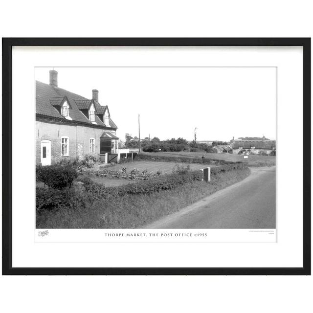 'Thorpe Market, the Post Office C1955' by Francis Frith - Picture Frame Photograph Print on Paper The Francis Frith Collection Size: 40cm H x 50cm W x on Productcaster.