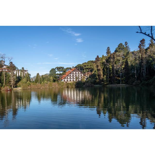 Black Lake Gramado by Diegograndi - Wrapped Canvas Print 17 Stories Size: 20cm H x 30cm W on Productcaster.