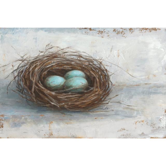 Rustic Bird Nest I by Ethan Harper - Wrapped Canvas Art Prints Marlow Home Co. Size: 51cm H x 76cm W on Productcaster.