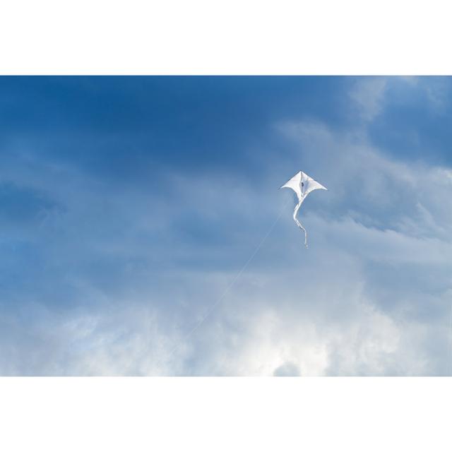 Lonely Kite And Clouds by Fentino - Wrapped Canvas Print 17 Stories Size: 51cm H x 76cm W on Productcaster.