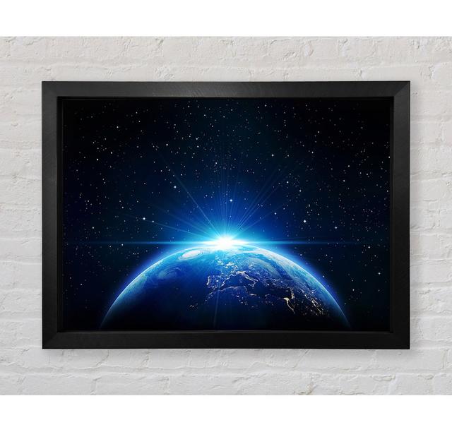 Earth From Above - Single Picture Frame Art Prints Bright Star Size: 59.7cm H x 84.1cm W x 3.4cm D on Productcaster.