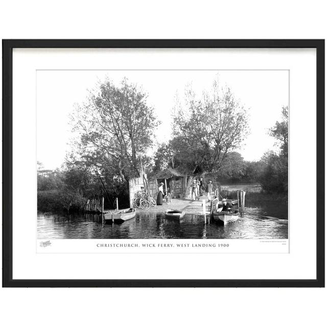 Christchurch, Wick Ferry, West Landing 1900 by Francis Frith - Single Picture Frame Print The Francis Frith Collection Size: 60cm H x 80cm W x 2.3cm D on Productcaster.