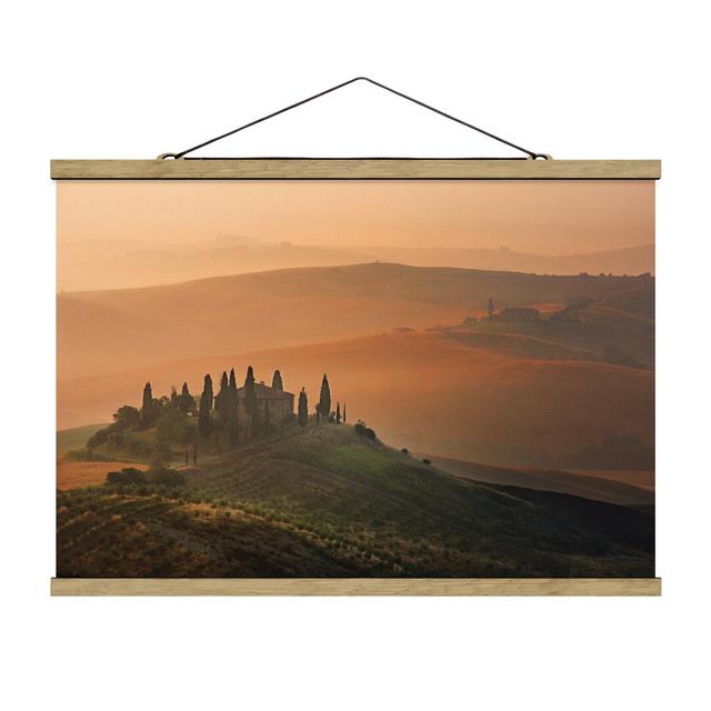 Fotodruck Dreams of Tuscany Ebern Designs Maße: 53,5 cm H x 80 cm B x 0,3 cm T on Productcaster.