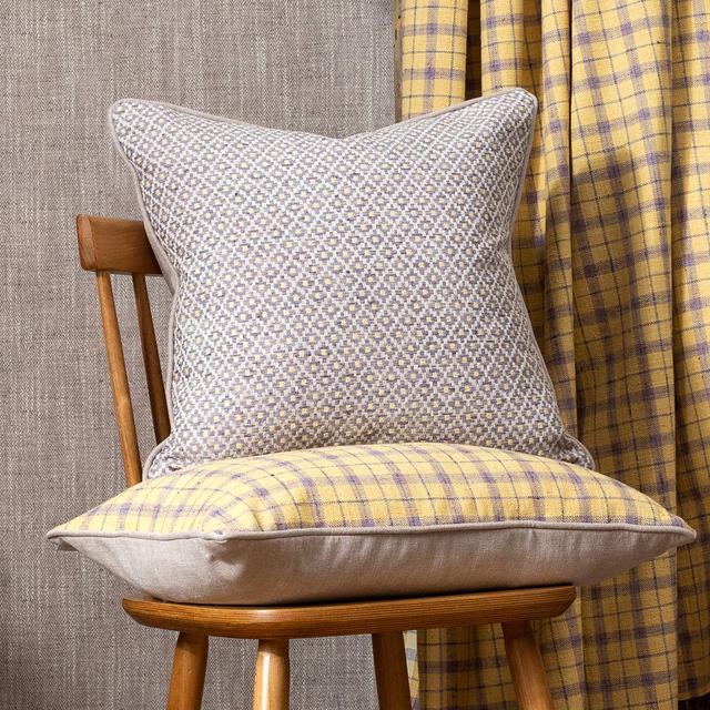 Elmore Feathers Geometric Shapes Square Scatter Cushion with Filling Voyage Maison on Productcaster.