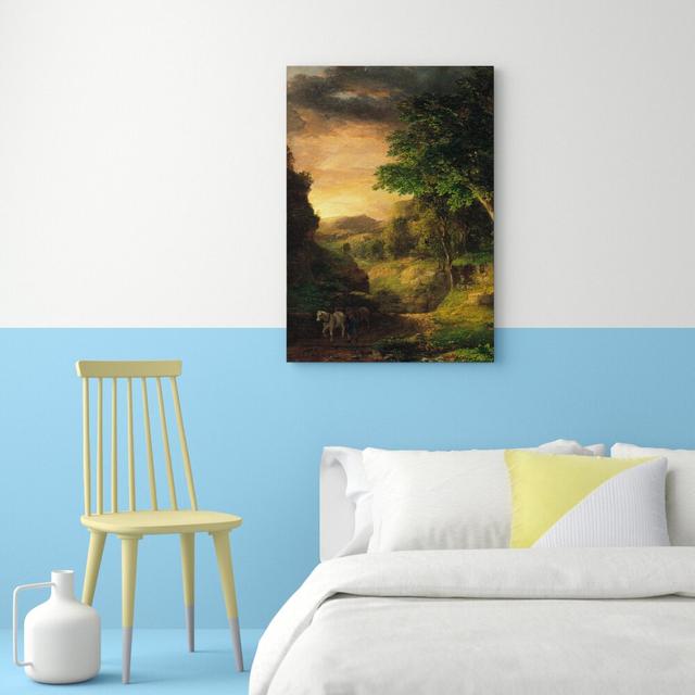 George Inness - Wrapped Canvas Painting East Urban Home Size: 100cm H x 70cm W on Productcaster.