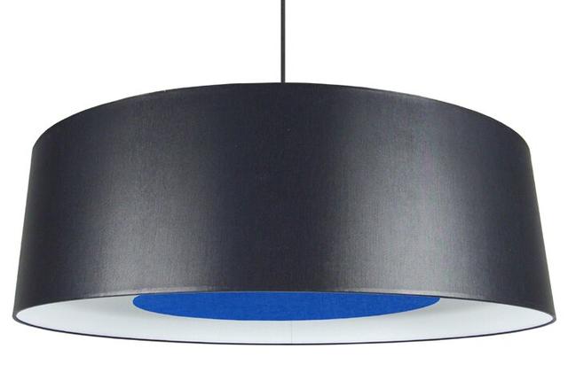 Curcio 1 - Light Drum Pendant Latitude Run Shade Colour: Blue on Productcaster.