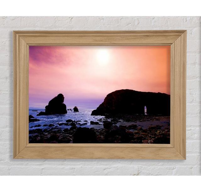 Pink Mist Ocean Skies - Print Bright Star Size: 21cm H x 42cm W x 8cm D on Productcaster.