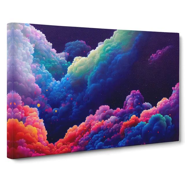 Painted Cosmos Vol.5 - Wrapped Canvas Graphic Art ClassicLiving Size: 40cm H x 60cm W x 3cm D on Productcaster.