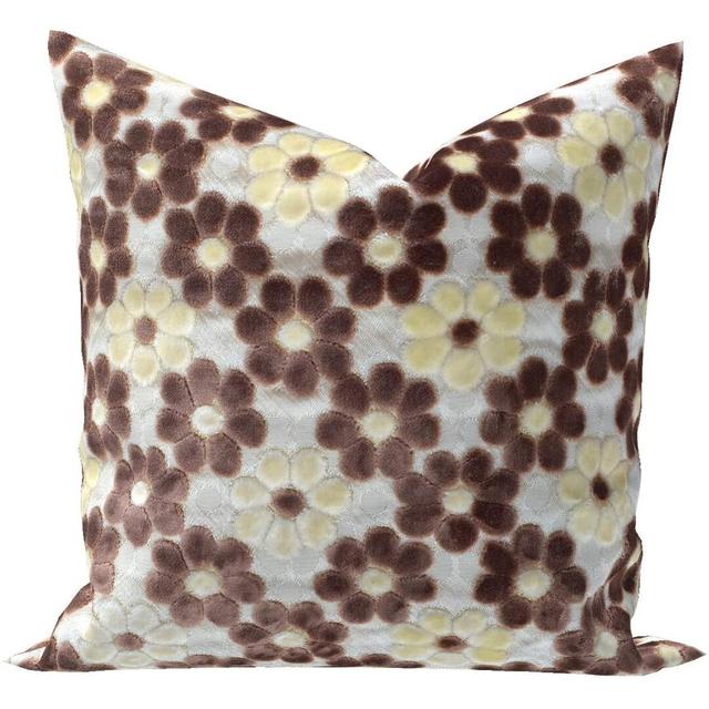 Allene Floral Square Throw Pillow Cover Rosalind Wheeler on Productcaster.