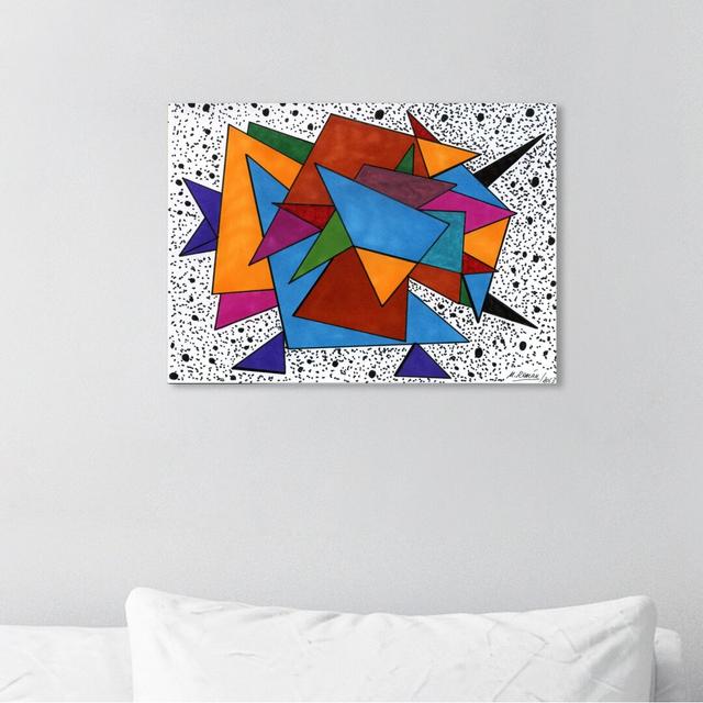 Color Dimension - Wrapped Canvas Painting Print East Urban Home Size: 43cm H x 51cm W x 4cmD on Productcaster.