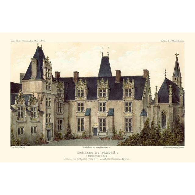 Petite French Chateaux VIII by Victor Petit - Wrapped Canvas Graphic Art Brambly Cottage Size: 20cm H x 30cm W on Productcaster.