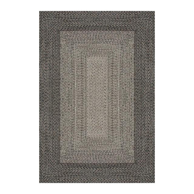 Reneen Small Handwoven Rectangular Indoor/Outdoor Rug in Slate Harbour Lifestyle Rug Size: Rectangle 290 x 190cm on Productcaster.