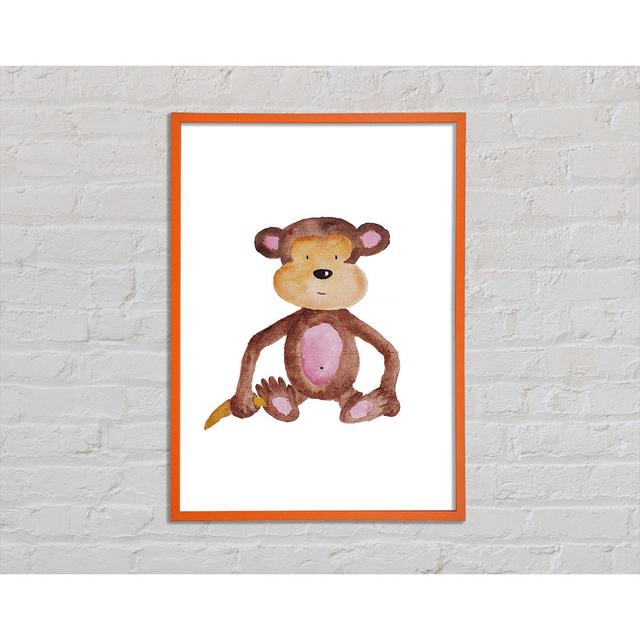 Gamsaragan Cheeky Monkey Love - Print Zoomie Kids Size: 59.7cm H x 42cm W x 2cm D on Productcaster.