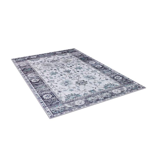 Celecia Machine Tufted Blue/White Rug Latitude Vive Rug Size: Rectangle 160 x 230cm on Productcaster.