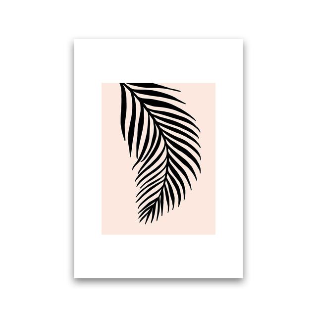 Palm Rose 1 - Graphic Art Print on Paper 17 Stories Frame Option: No Frame, Size: 59.4cm H x 42cm W x 1cm D on Productcaster.