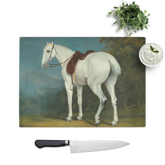 A Lady's Hunter Horse by Jacques-Laurent Agasse Chopping Board East Urban Home Size: 0.4cm H x 20cm W x 29cm L on Productcaster.