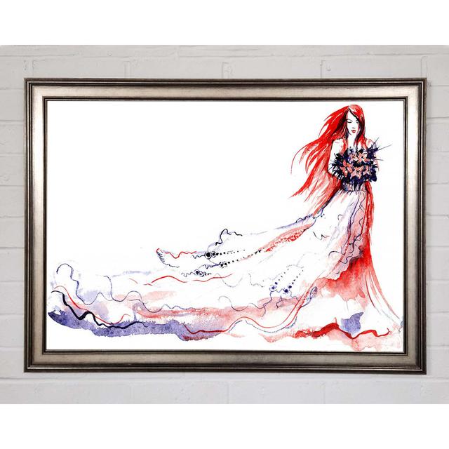 Style Bride Framed Print Mercer41 Format: Gunmetal Framed Paper, Size: 42cm H x 59.7cm W x 1.5cm D on Productcaster.