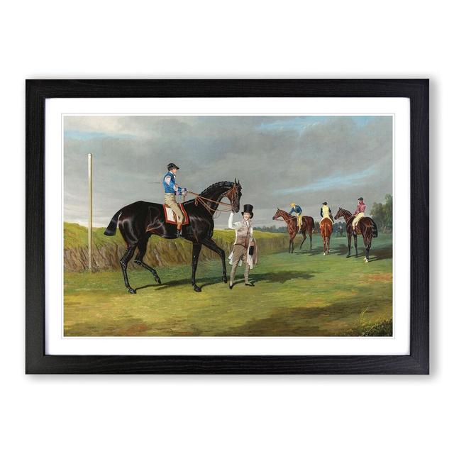 The Doncaster Gold Cup by John Frederick Herring - Picture Frame Painting East Urban Home Size: 48cm H x 65cm W x 2cm D, Frame Option: Black on Productcaster.