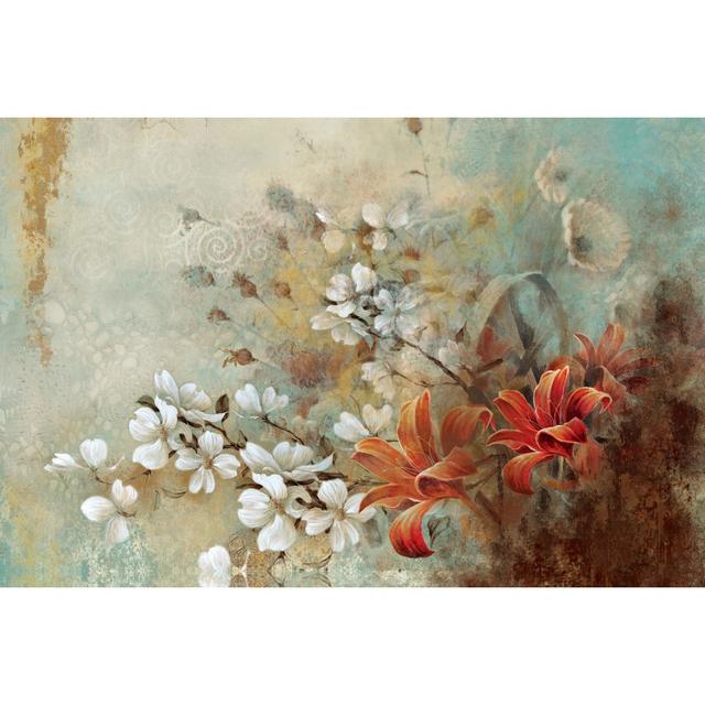 Floral Bunch - Wrapped Canvas Art Prints Marlow Home Co. Size: 61cm H x 91cm W x 3.8cm D on Productcaster.