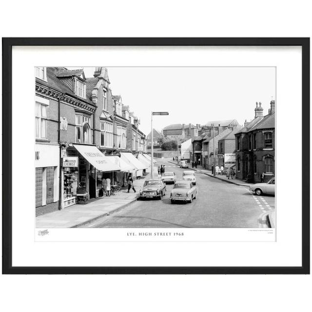 'Lye, High Street 1968' - Picture Frame Photograph Print on Paper The Francis Frith Collection Size: 40cm H x 50cm W x 2.3cm D on Productcaster.