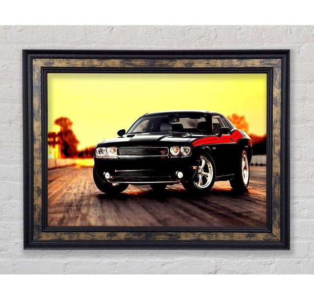 Dodge Challenger - Single Picture Frame Art Prints Bright Star Size: 42cm H x 59.7cm W x 8cm D on Productcaster.