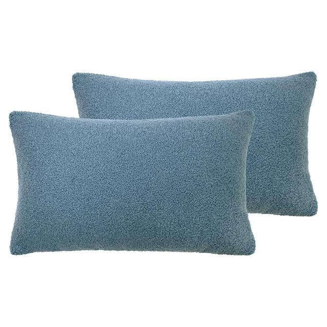 Furn Cushion with Filling (Set of 2) furn. Colour: Wedgewood, Fill Material: Feather on Productcaster.