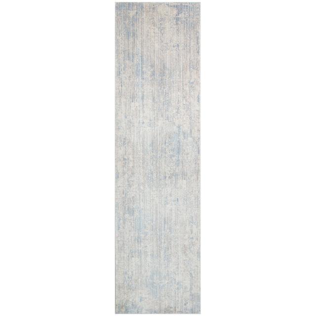 Labuguen Tufted Ivory/Blue Rug Williston Forge Rug Size: Runner 80 x 300cm on Productcaster.