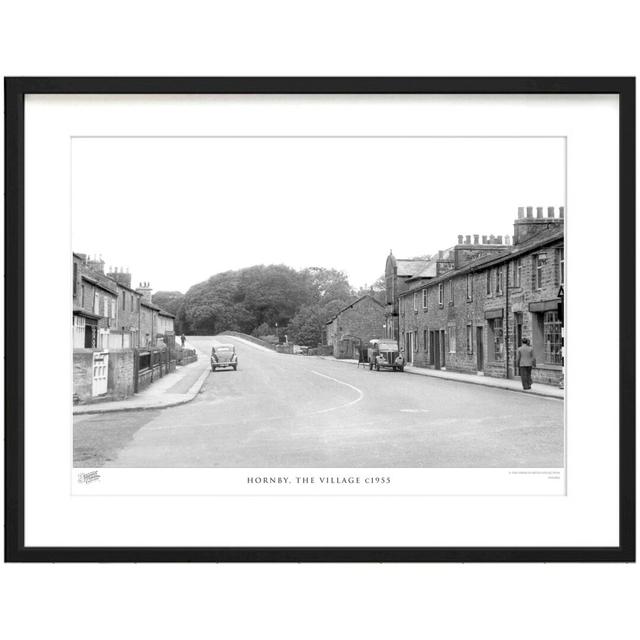 'Hornby, the Village C1955' - Picture Frame Photograph Print on Paper The Francis Frith Collection Size: 60cm H x 80cm W x 2.3cm D on Productcaster.