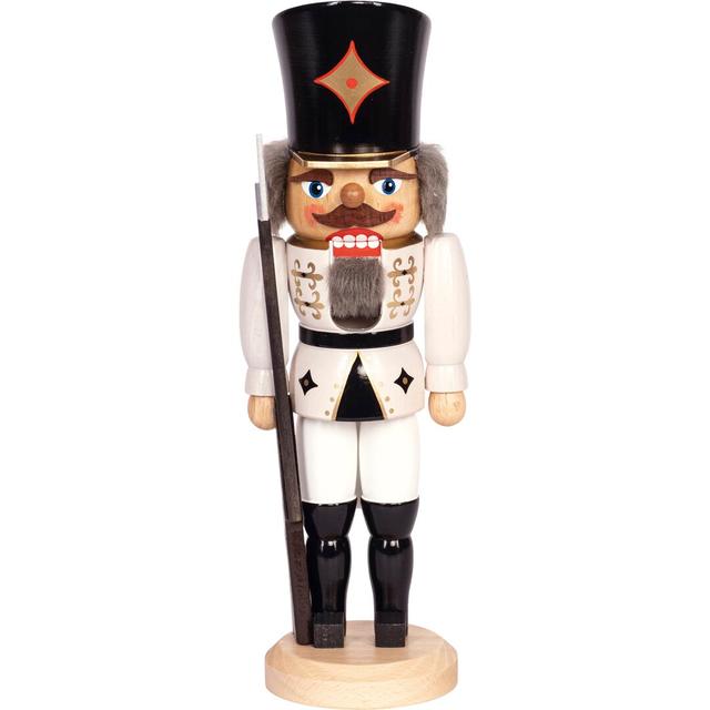 Soldier Nutcracker The Seasonal Aisle Colour: White/Black, Size: 36cm H x 11cm W x 11cm D on Productcaster.