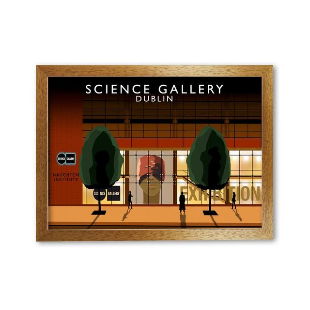 Science Gallery Dublin by Richard O'Neill - Picture Frame Graphic Art Print on Paper 17 Stories Frame Option: Brown, Size: 21cm H x 30cm W on Productcaster.