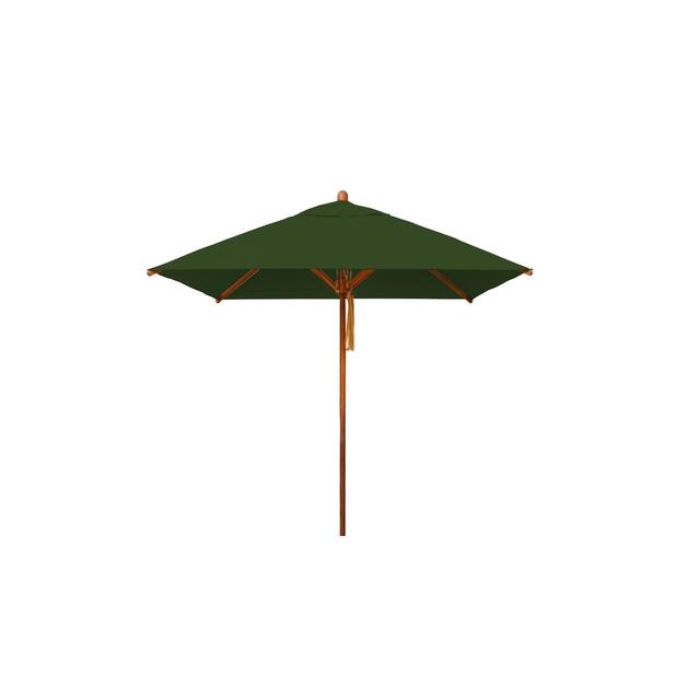 Yadira 2.1m Square Traditional Parasol Freeport Park Colour (Fabric): Forest Green on Productcaster.