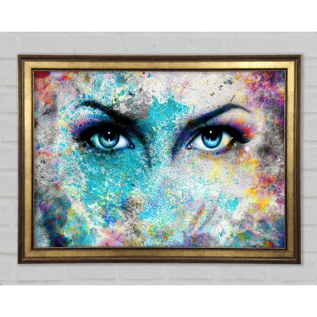 Its All In The Eyes - Single Picture Frame Art Prints Marlow Home Co. Size: 42cm H x 59.7cm W x 1.5cm D on Productcaster.