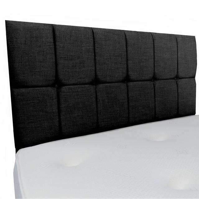 Gentner Upholstered Headboard 17 Stories Colour: Black, Size: Kingsize (5') on Productcaster.