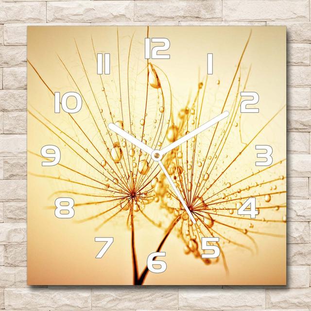 Hasinah Silent Wall Clock East Urban Home Colour: White on Productcaster.