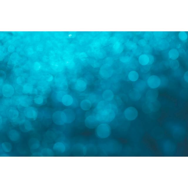 Abstract Blue Bokeh by Kiatipol - Wrapped Canvas Graphic Art 17 Stories Size: 81cm H x 122cm W on Productcaster.