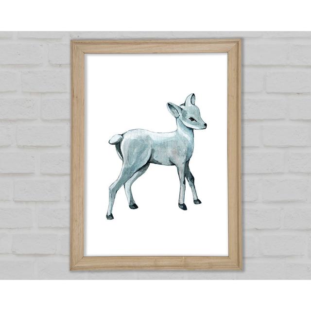 Baby Deer Fawn Framed Print Union Rustic Size: 59.7cm H x 42cm W x 1.5cm D on Productcaster.