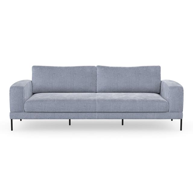 Freidin 3 Seater Sofa Mercury Row Upholstery Colour: Arctic on Productcaster.