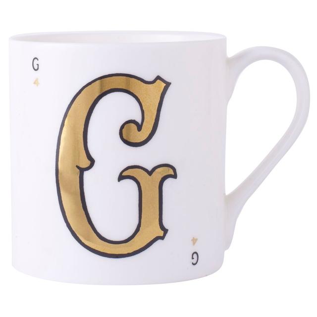 Tifany 9cm Fine Bone China Mug 17 Stories Letter: G on Productcaster.