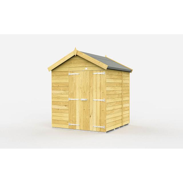 Apex Shed - Double Door without Windows Dakota Fields Size: 7ft x 5ft on Productcaster.