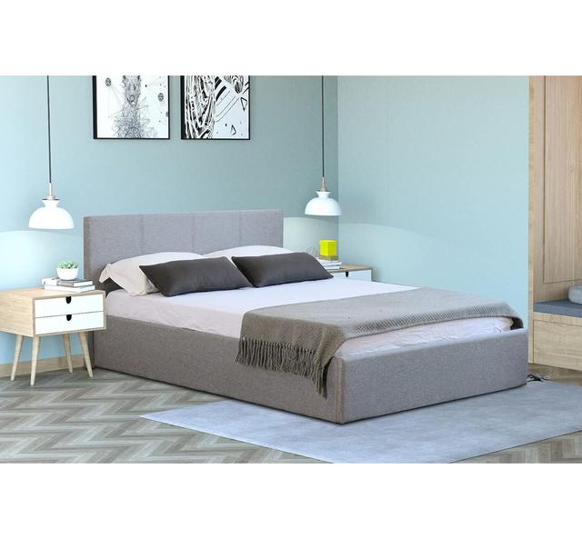 Side Lift Storage Bed With Sprung Mattress Single Ottoman Bed 17 Stories Size: Single (3') on Productcaster.