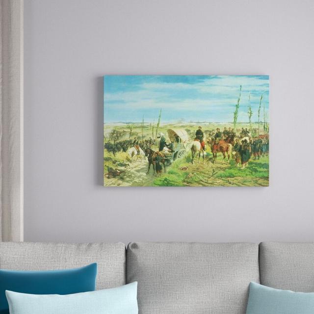 The Italian Camp at the Battle of Magenta, June 1859 - Wrapped Canvas Art Print East Urban Home Size: Large on Productcaster.