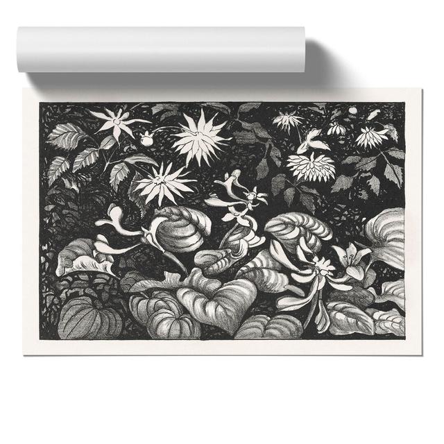 2546_Wild Flowers By Theo Van Hoytema East Urban Home Size: 42cm H x 59cm W x 0.1cm D on Productcaster.