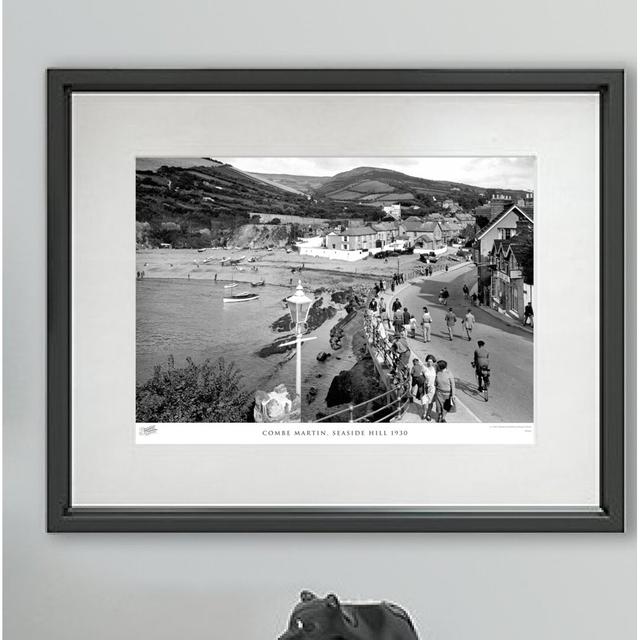 Combe Martin, Seaside Hill 1930 - Single Picture Frame Print The Francis Frith Collection Size: 28cm H x 36cm W x 2.3cm D on Productcaster.