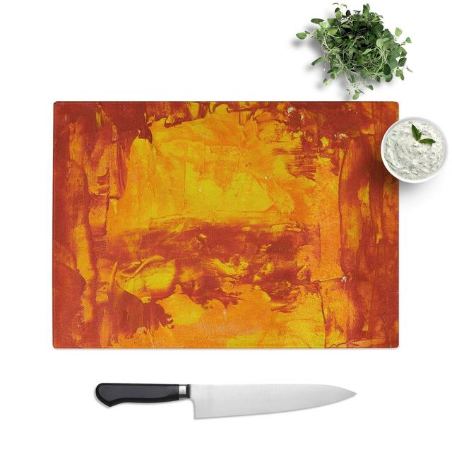 Tempered Glass Art Painting Vol.412 Chopping Board East Urban Home Size: 39 cm W x 28.5 cm L on Productcaster.