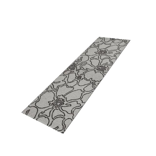 Lynch Grey/Black Rug Ebern Designs Rug Size: Runner 60 x 300cm on Productcaster.