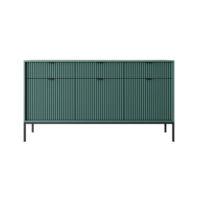 Bernhardine 154cm Sideboard Fairmont Park Colour: Labrador Green/Black on Productcaster.