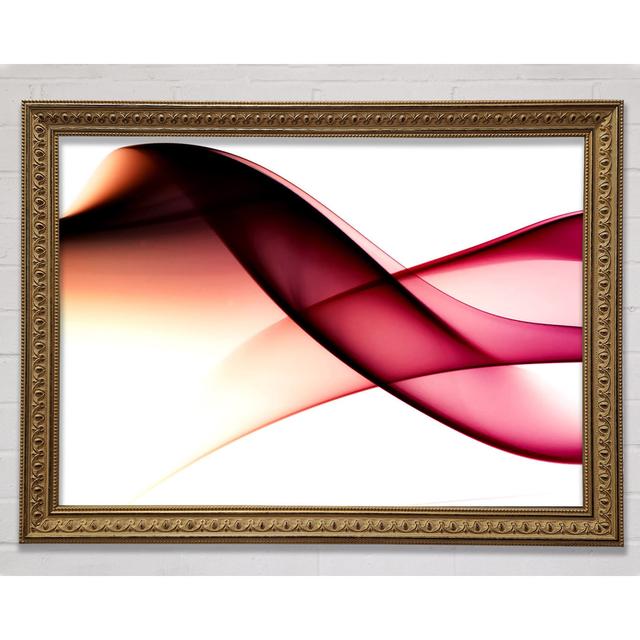 Pink Smoke Framed Print Ivy Bronx Size: 29.7cm H x 42cm W x 3cm D on Productcaster.