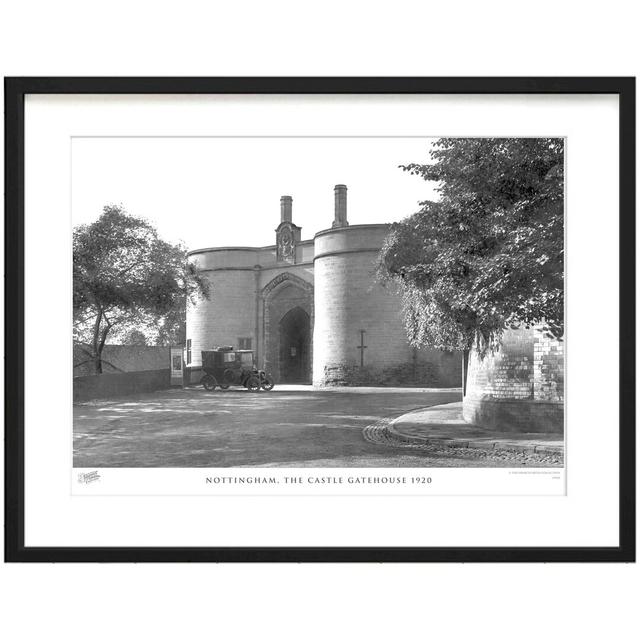 'Nottingham, the Castle Gatehouse 1920' - Picture Frame Photograph Print on Paper The Francis Frith Collection Size: 60cm H x 80cm W x 2.3cm D on Productcaster.