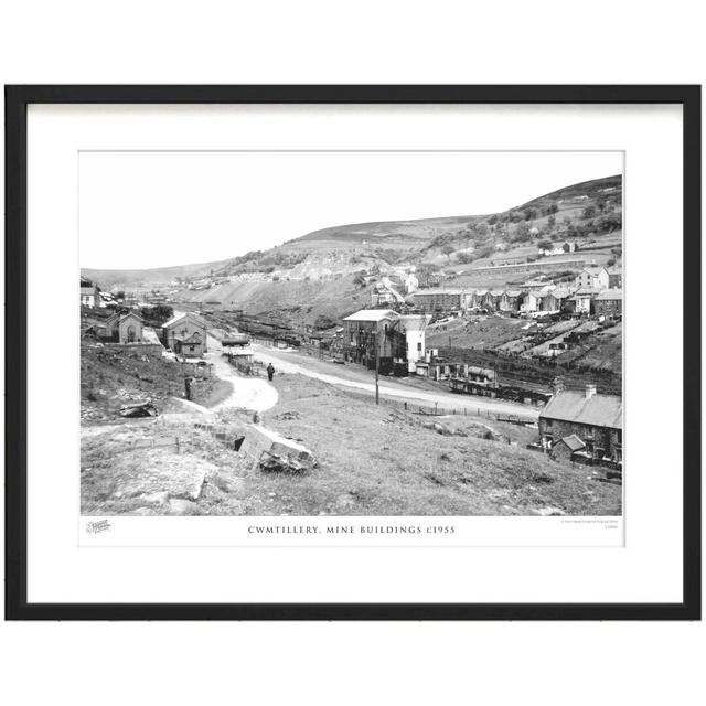 'Cwmtillery, Mine Buildings C1955' - Picture Frame Photograph Print on Paper The Francis Frith Collection Size: 40cm H x 50cm W x 2.3cm D on Productcaster.